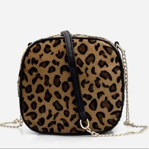 Romwe| leopard print bag